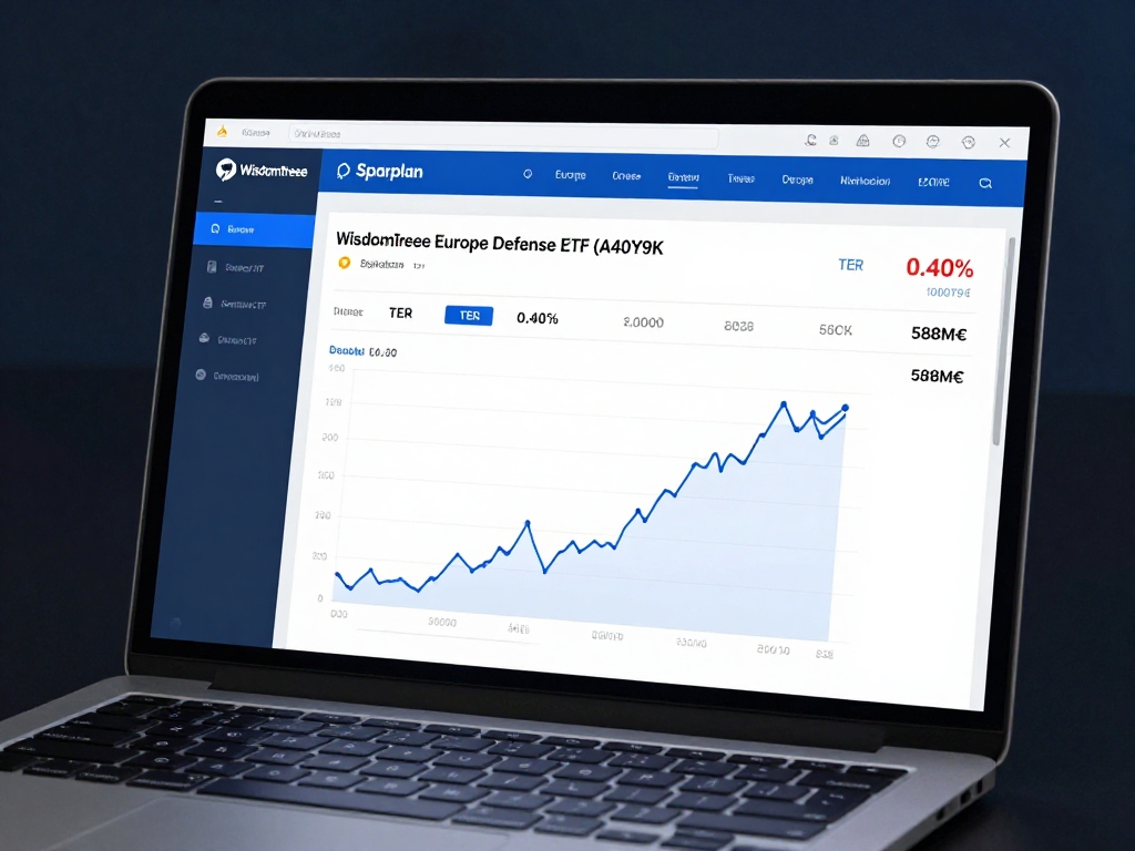 Sparplan einrichten: So investieren Sie passiv in den WisdomTree Europe Defence ETF (A40Y9K)